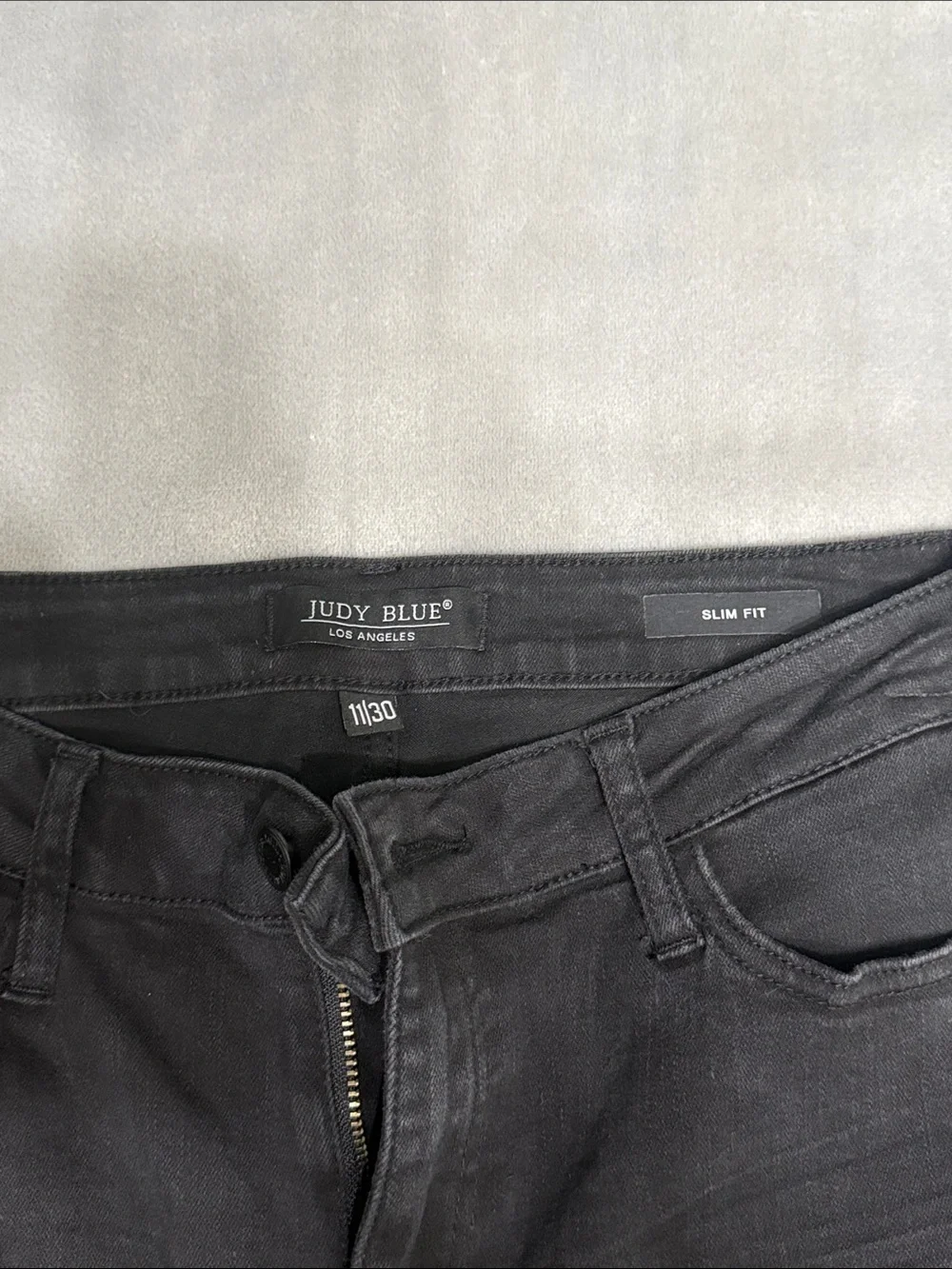 Judy Blue Black Skinny Ripped Jeans style 88137 item 72508
